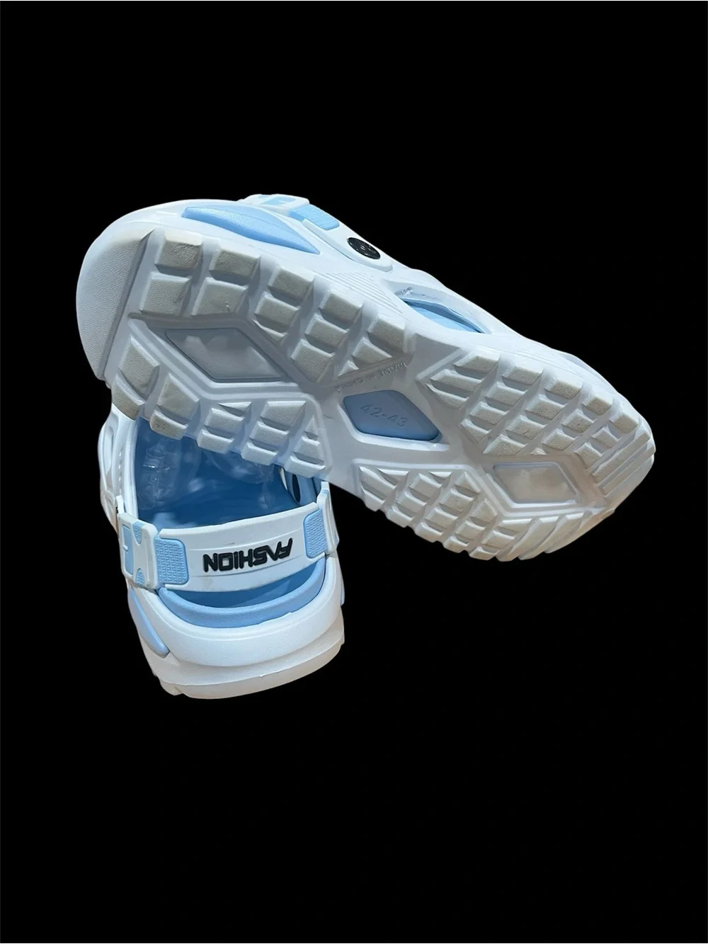 Mens Light Blue Comfort slip-on Clogs -